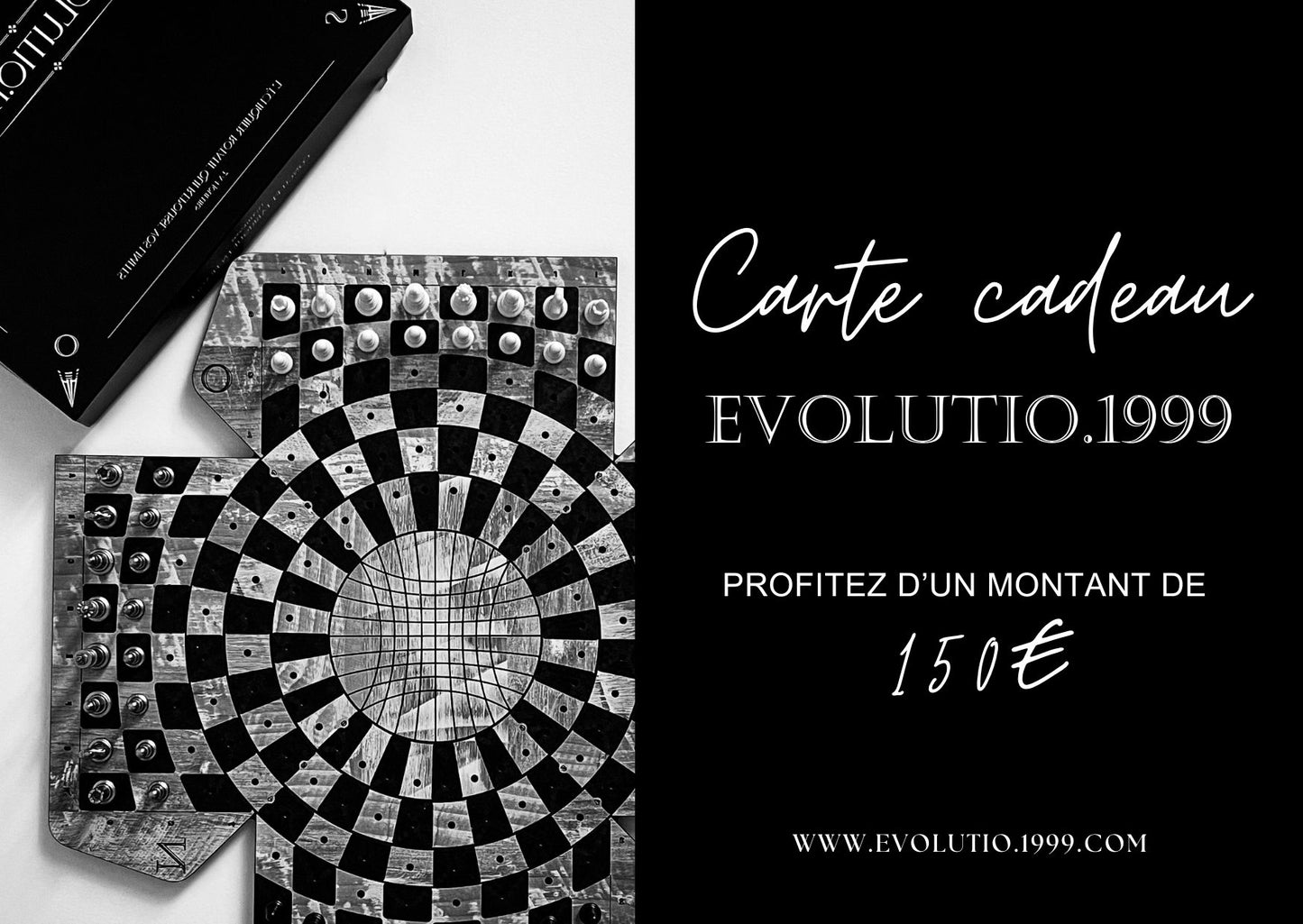 Échiquier rotatif "Évolutio.1999" carte cadeau :